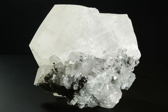 Large Vitreous Calcite Crystal Cluster - Fluorescent! #351774